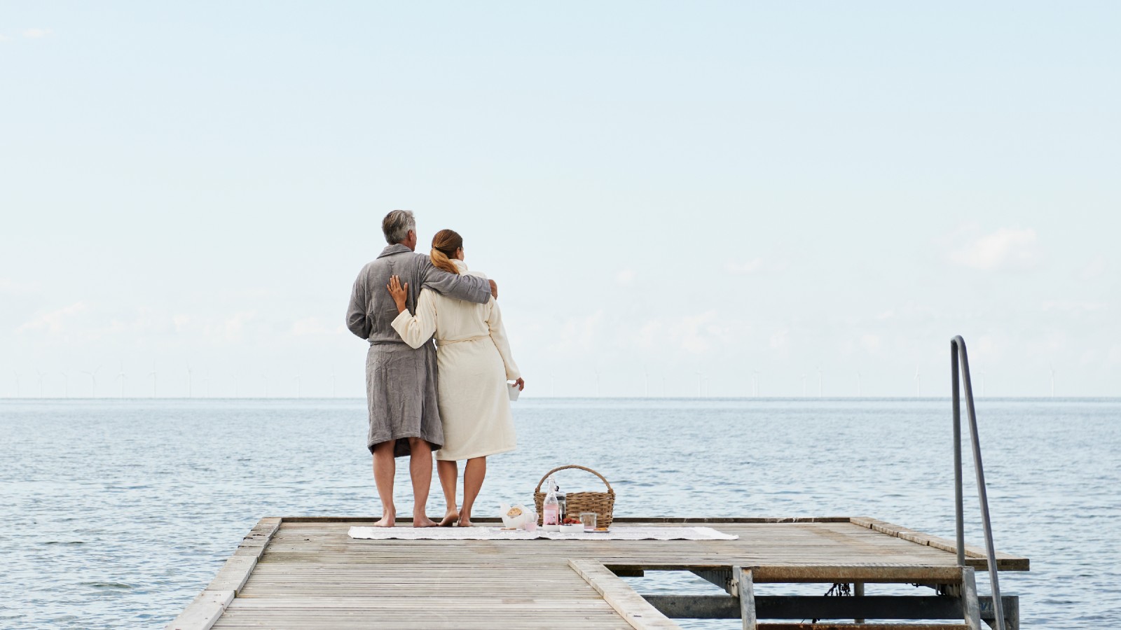 Nysted par på badebro