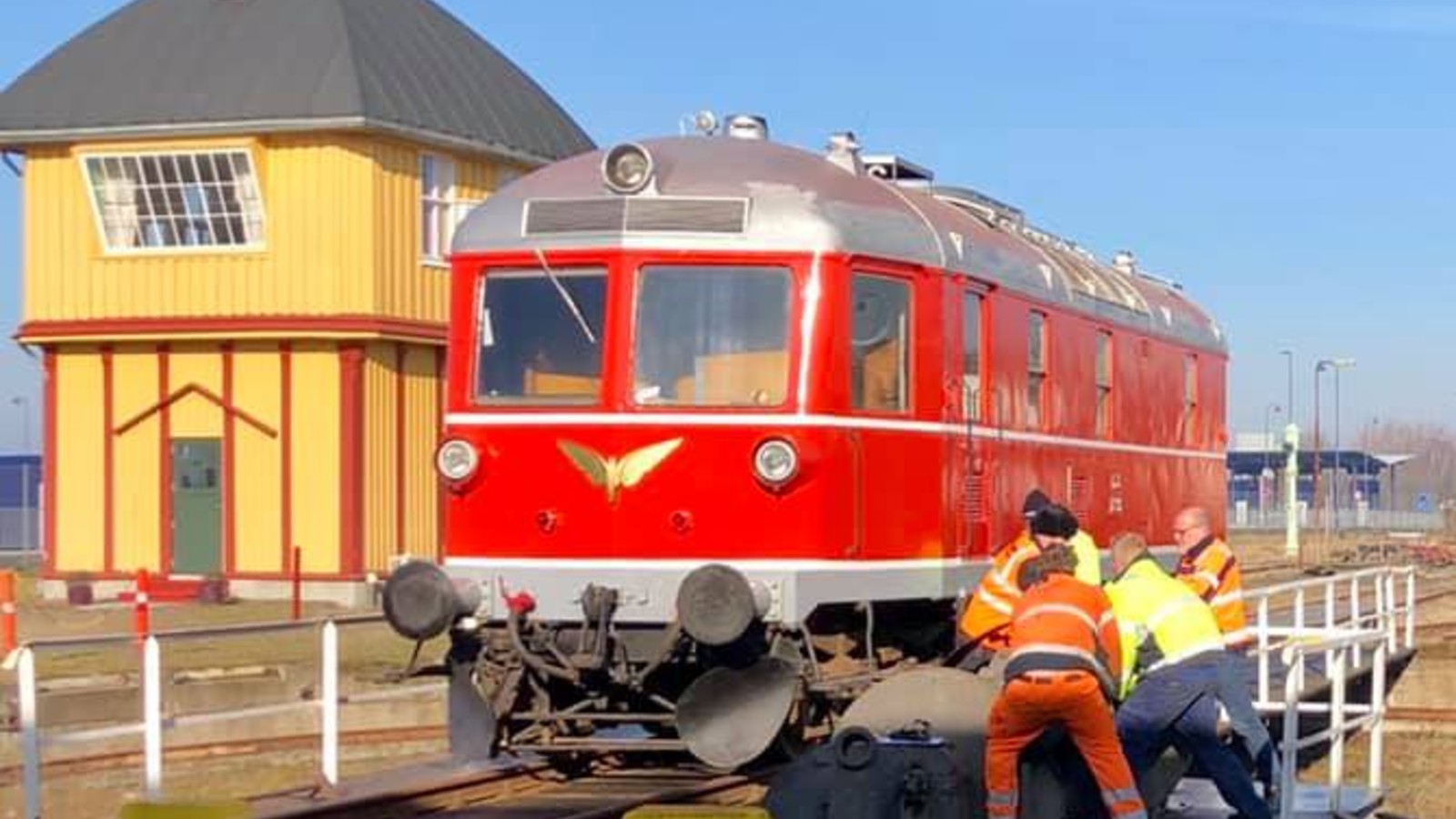 Gedser Remise tog og Det Gule Palæ