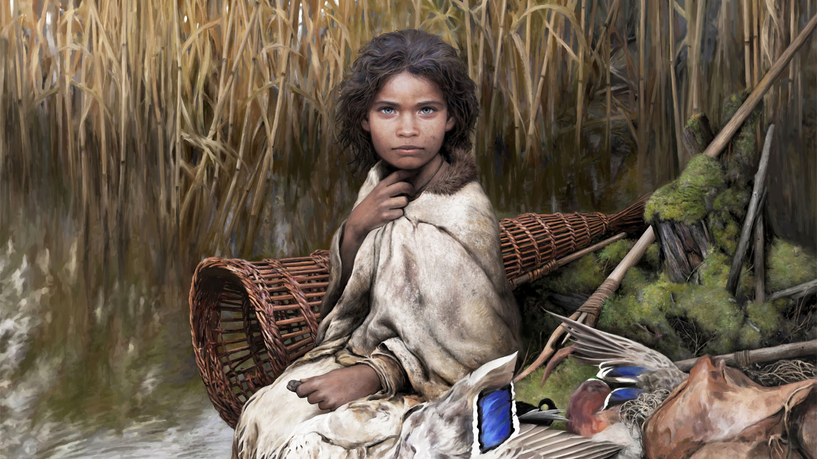 Stone Age Girl Lola Exhibition Museum Lolland-Falster