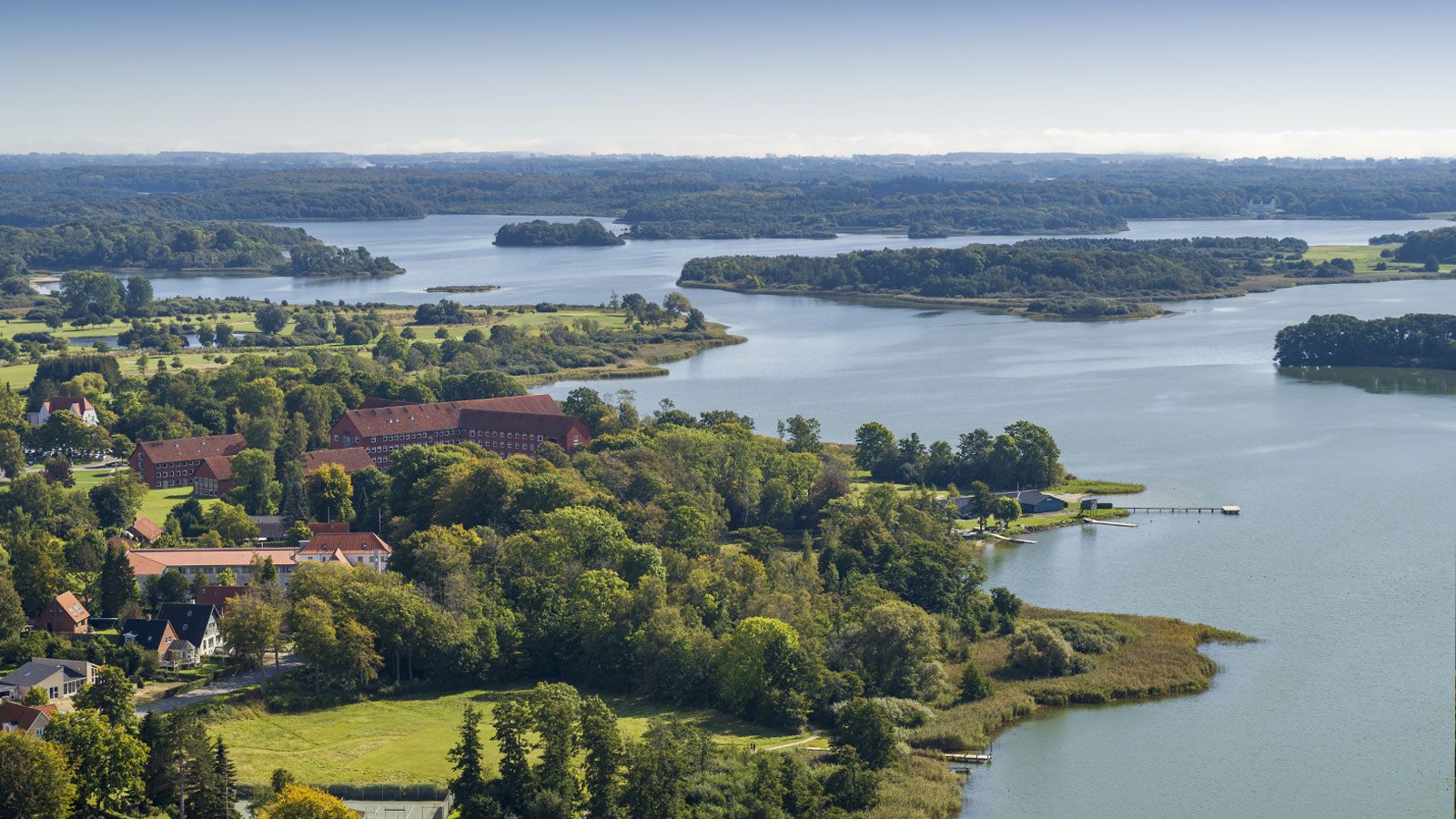 Naturpark Maribosøerne luftfoto
