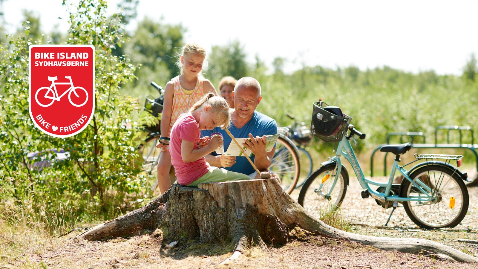 Bike Friends familie på cykeltur