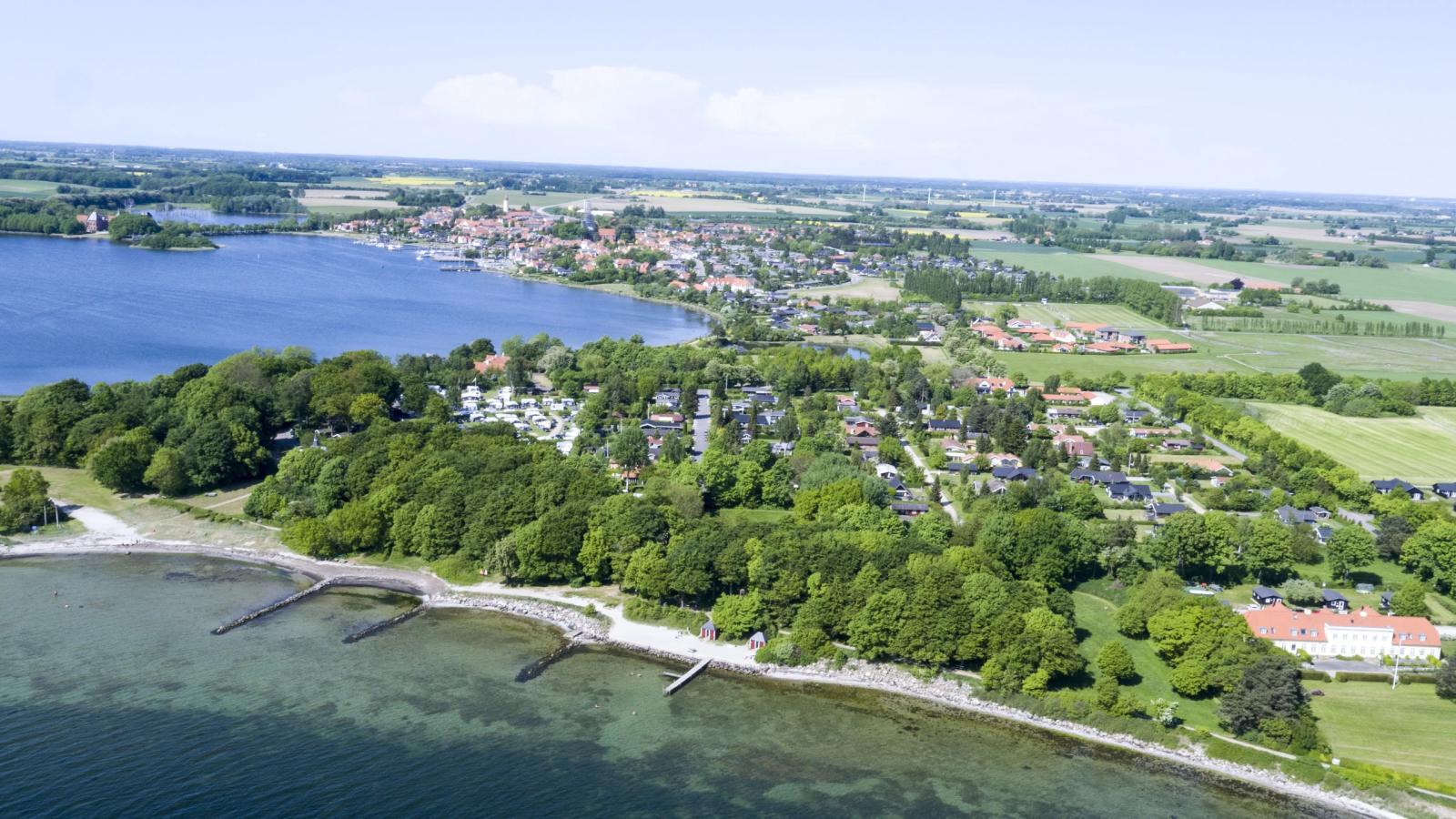 Nysted Strand Camping luftfoto