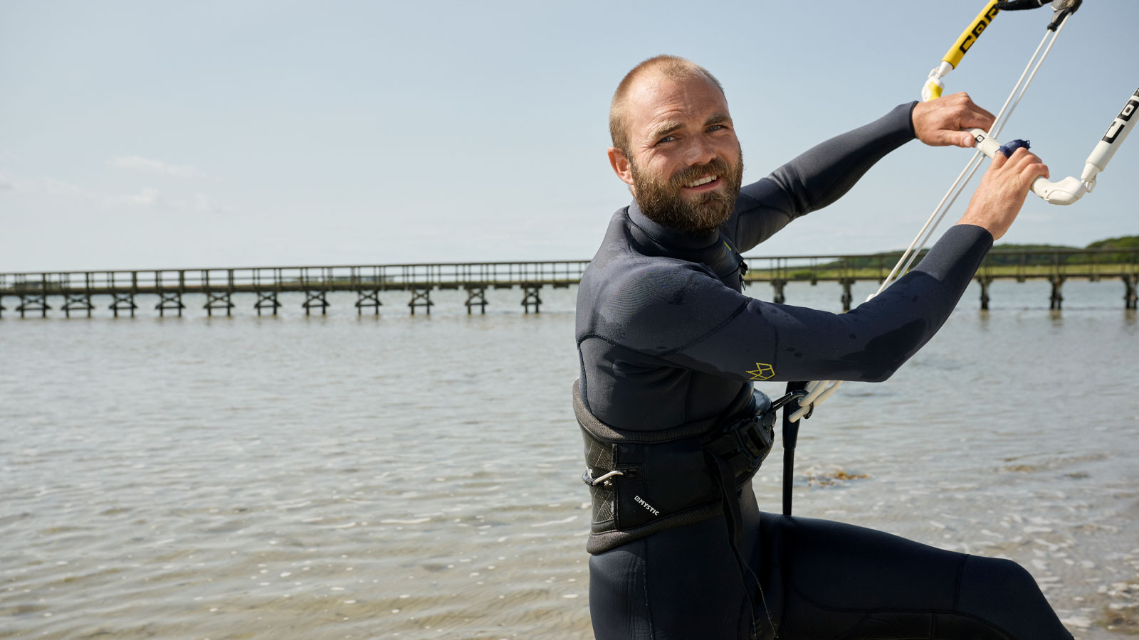 Hestehovedet kitesurfer