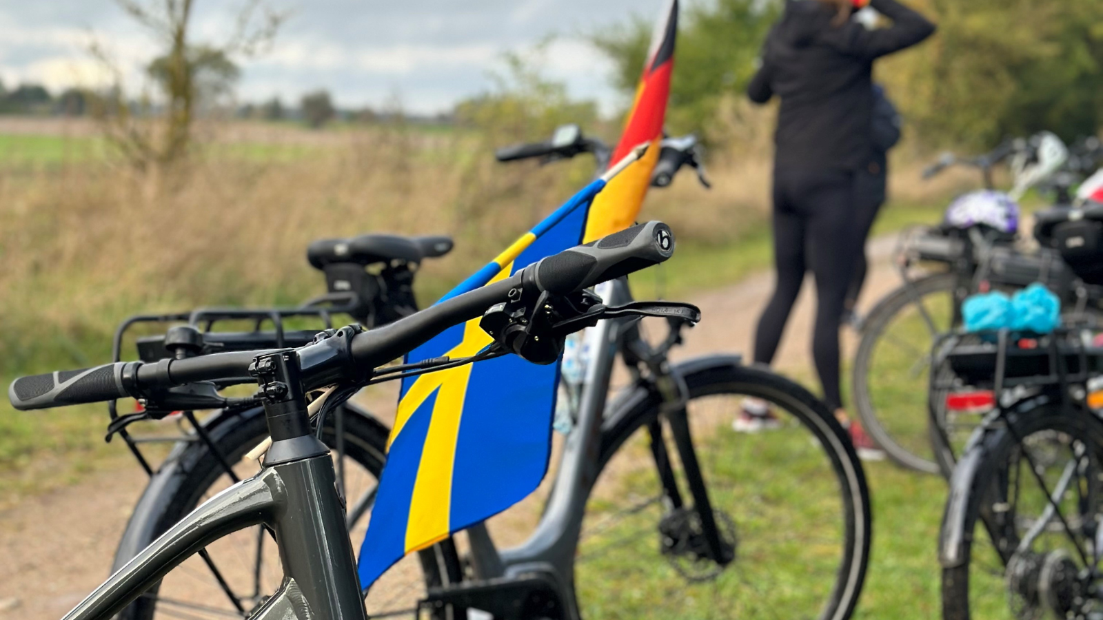 Flag på cykler