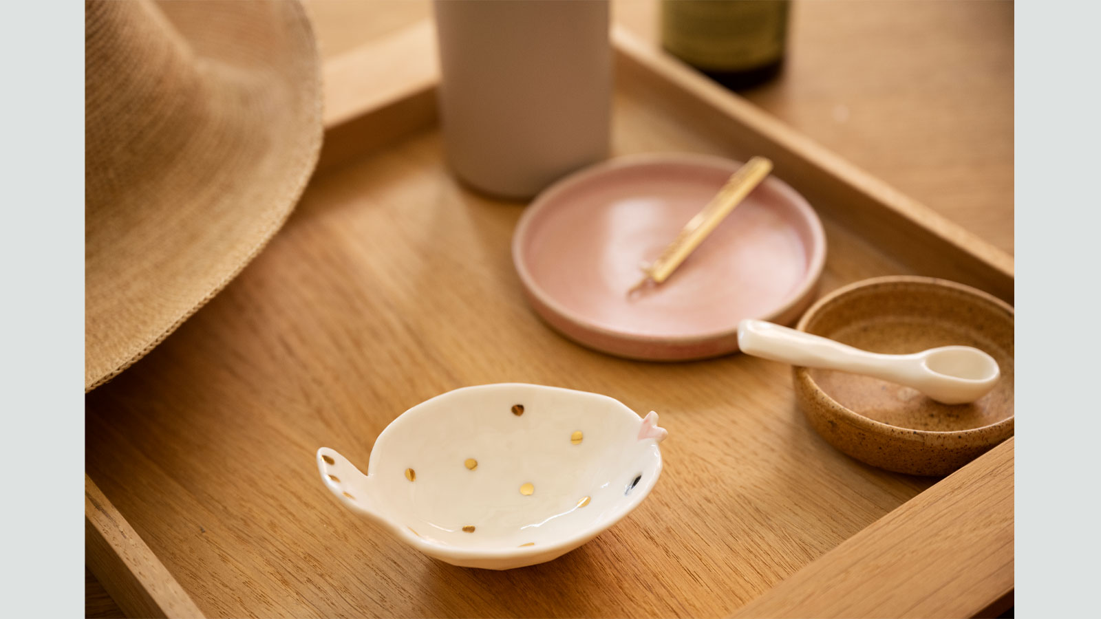 Nykøbing Falster TH House of Fashion & Art Rue Birch keramik bakke