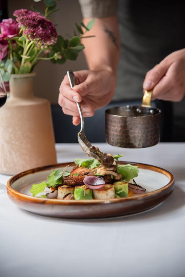  Eskilstrup Højmølle Kro Resaturant mad anretning