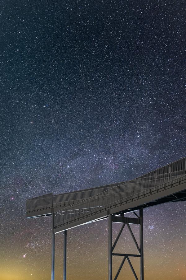 Rødby Pilen udsigtspunkt stjernehimmel