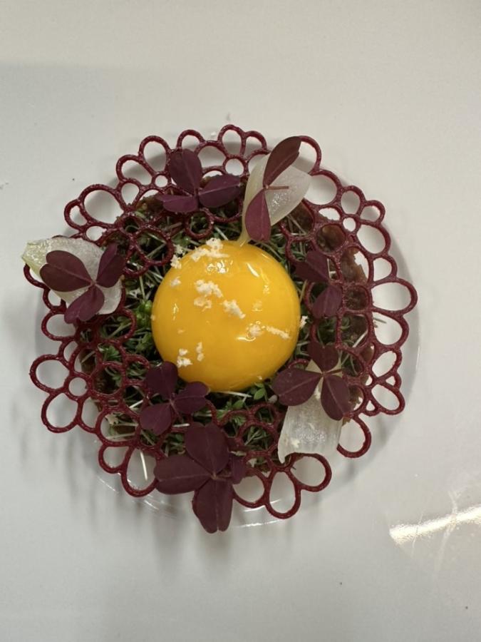 Restaurant Surt & Sødt anretning mad