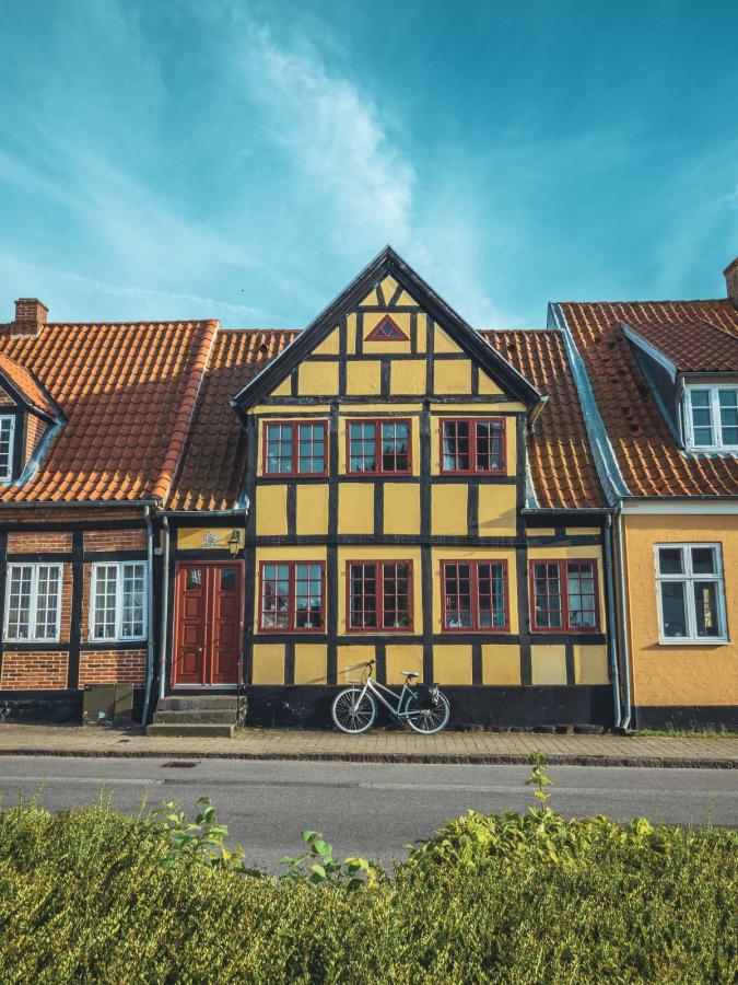 Maribo Häuser Fachwerk Fahrrad