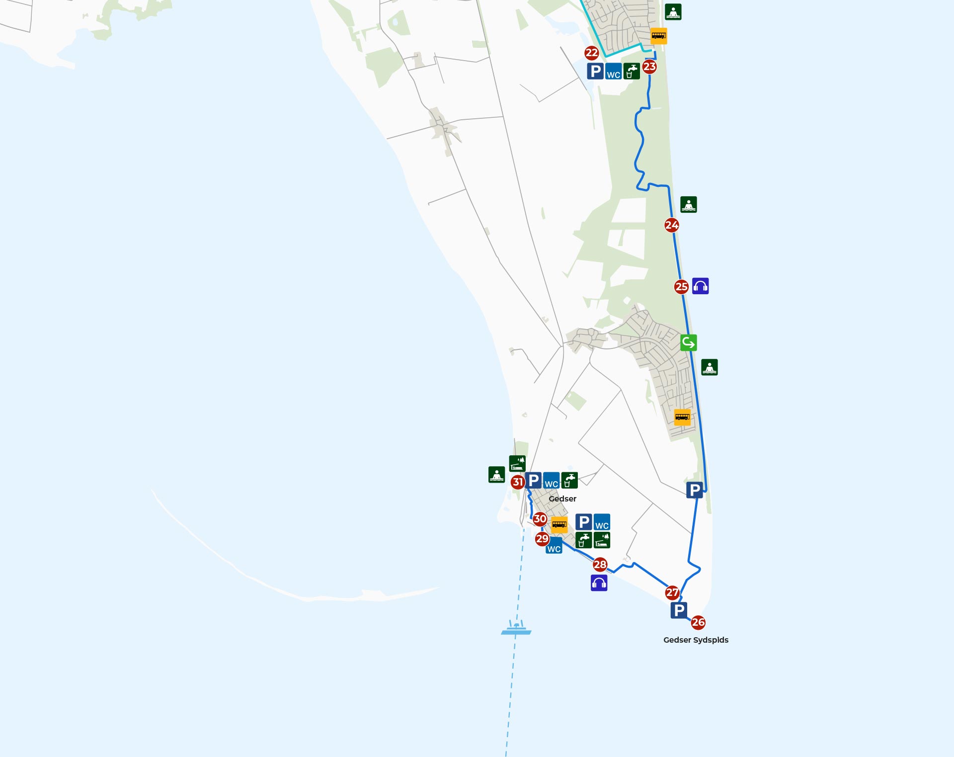 Rutekort over KØSTEN etape 4