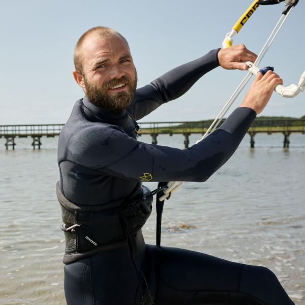 Hestehovedet kitesurfer