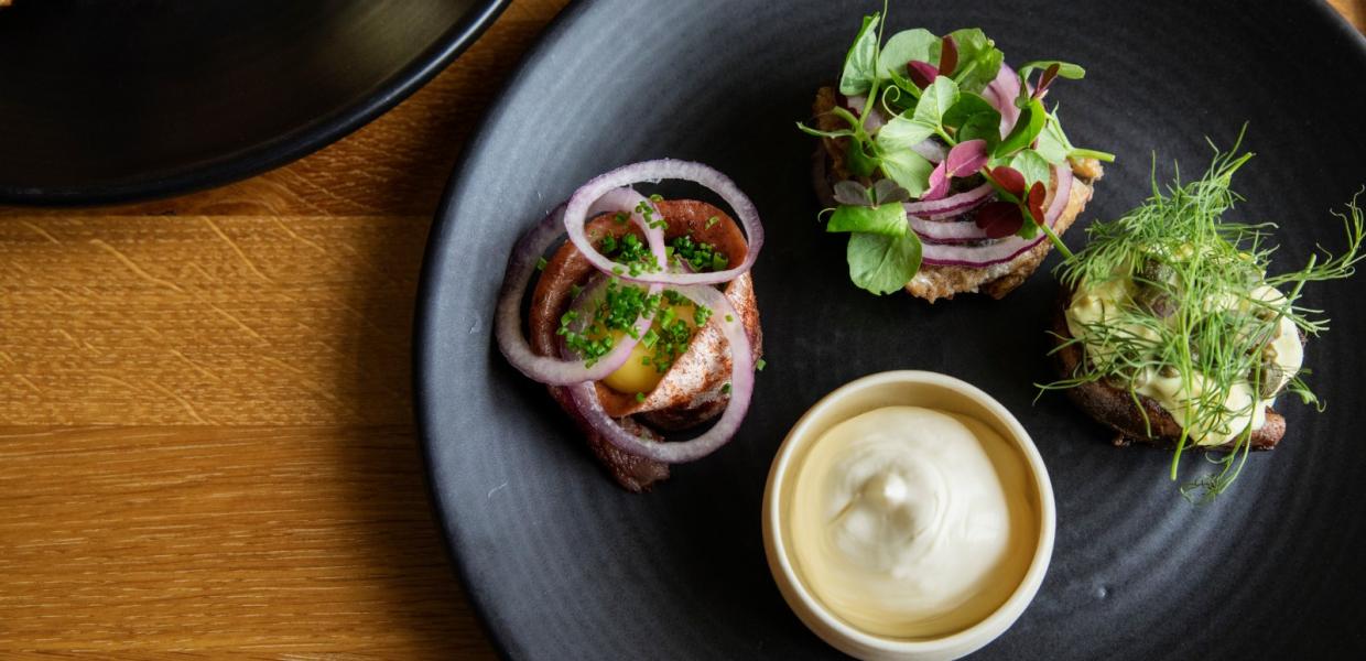 Hotel Saxkjøbing mad på tallerken