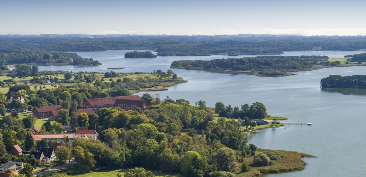 Naturpark Maribosøerne luftfoto